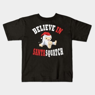 Believe in SantaSquatch Kids T-Shirt